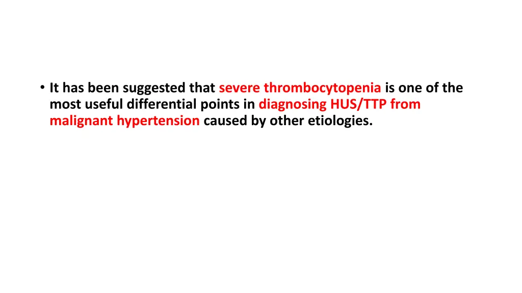 it has been suggested that severe