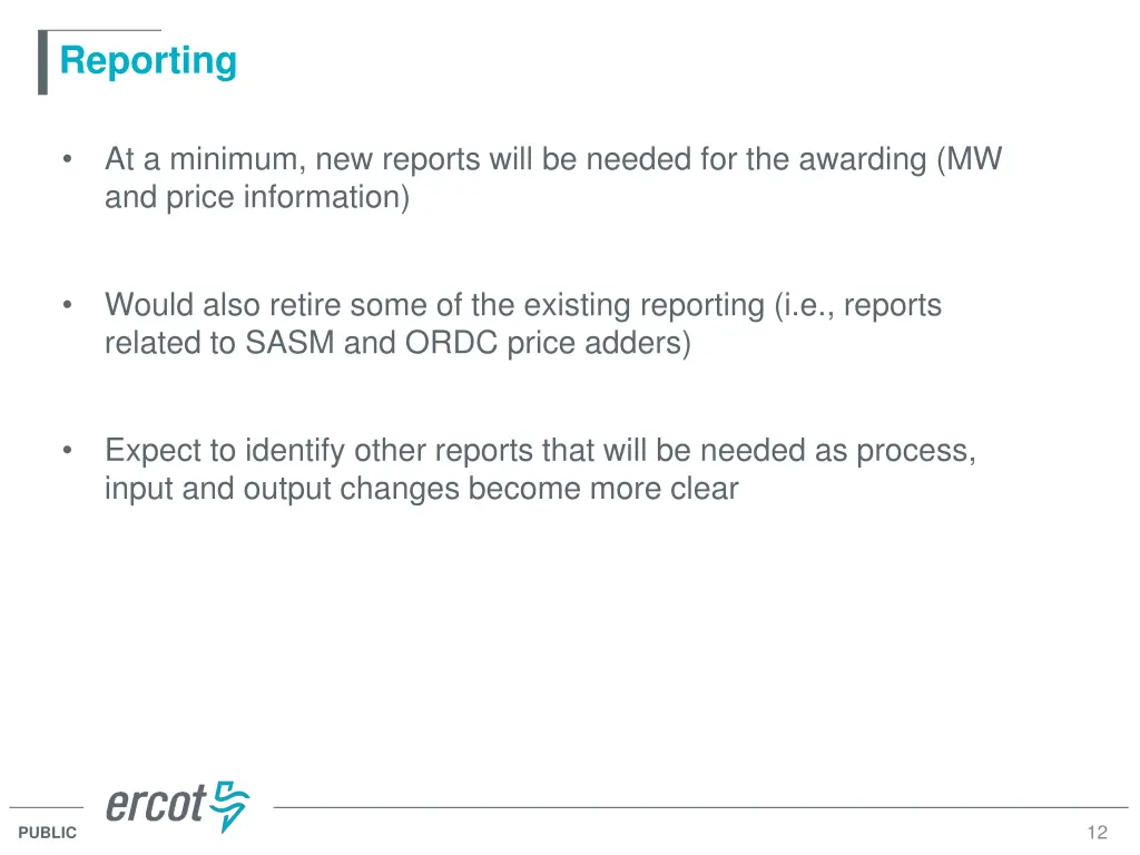 reporting