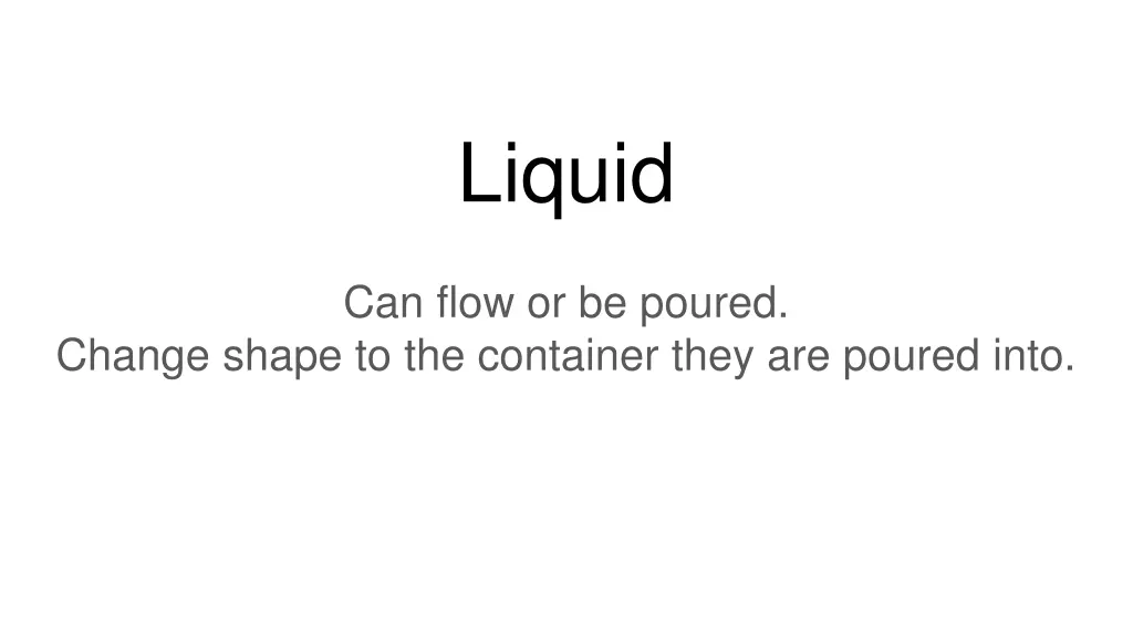 liquid
