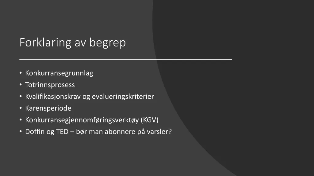 forklaring av begrep