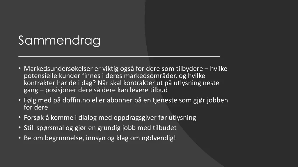 sammendrag
