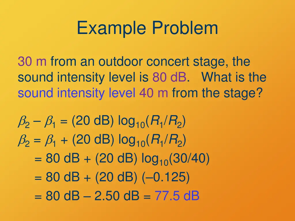example problem