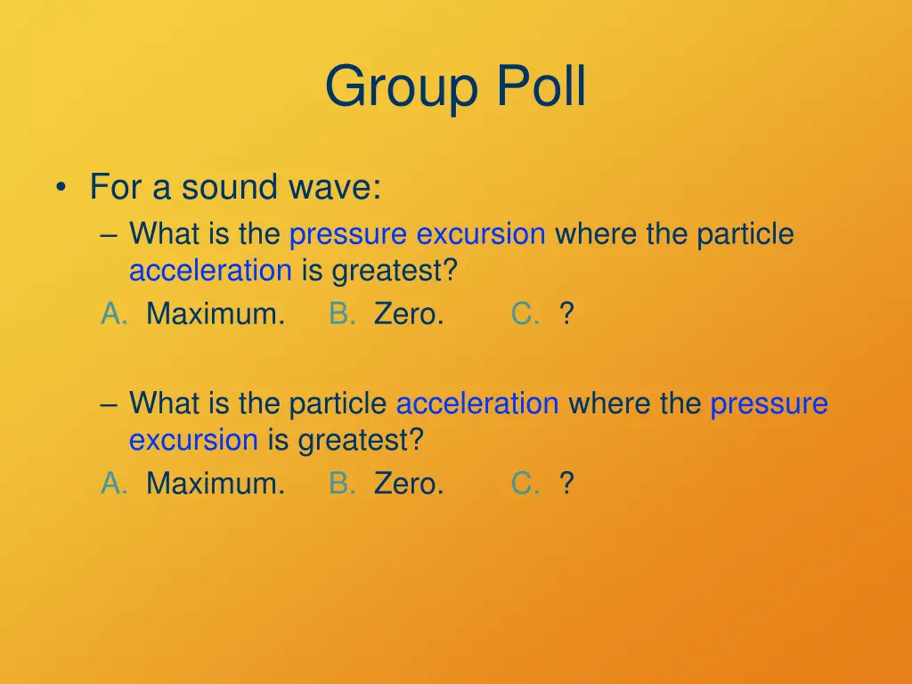 group poll 1
