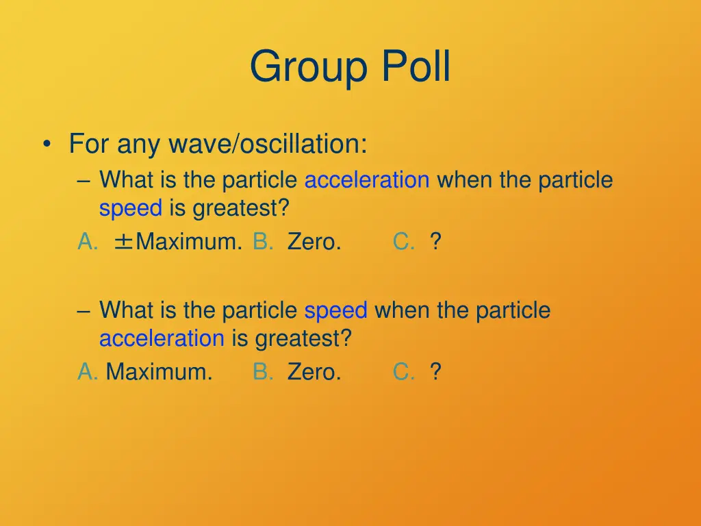 group poll