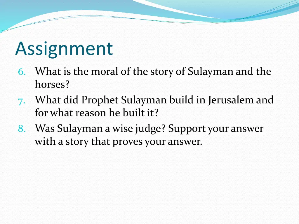 assignment 1