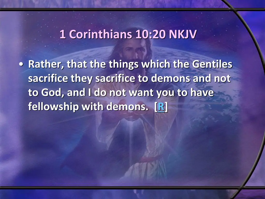 1 corinthians 10 20 nkjv