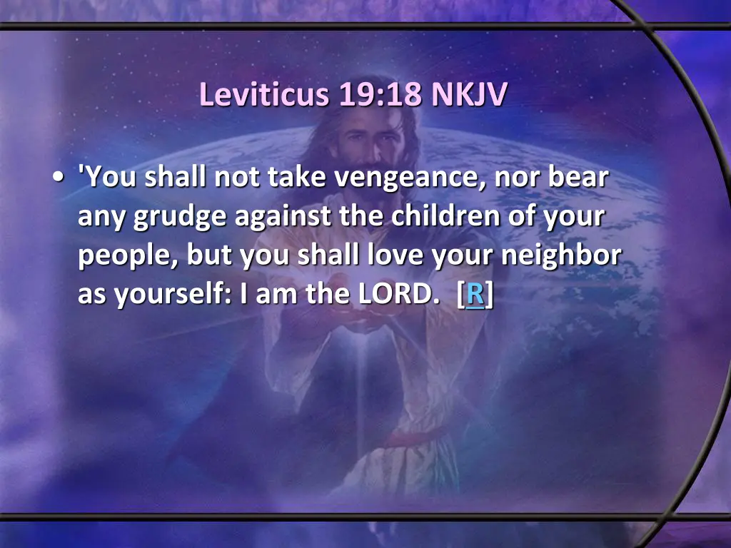 leviticus 19 18 nkjv