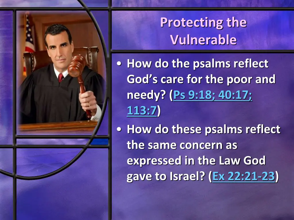 protecting the vulnerable