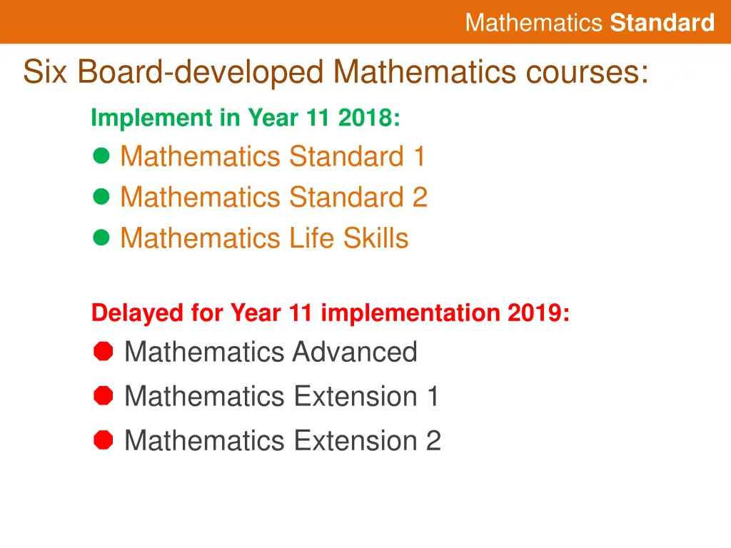 mathematics standard 1