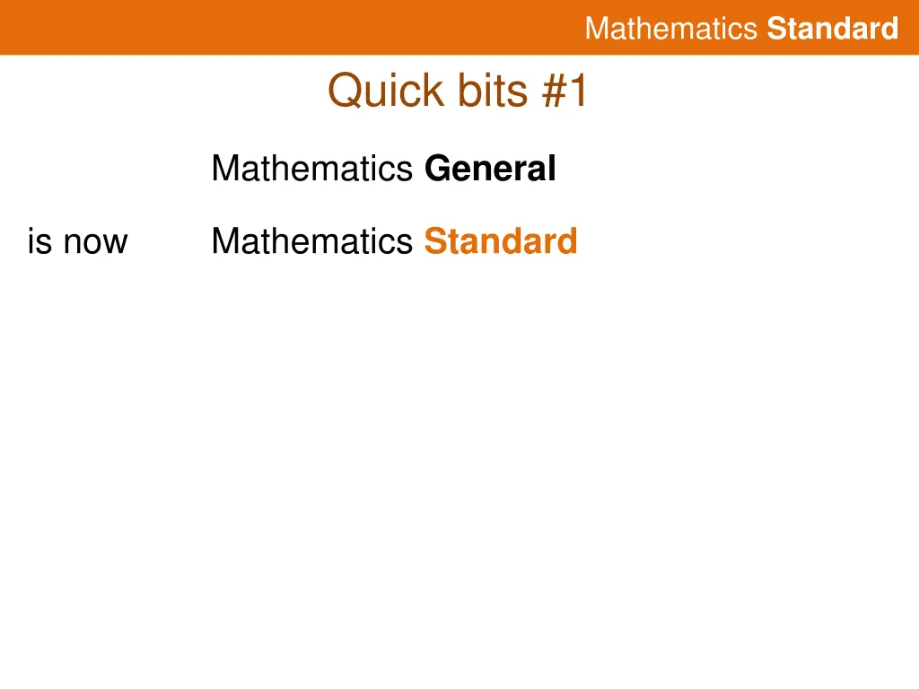 mathematics standard 2