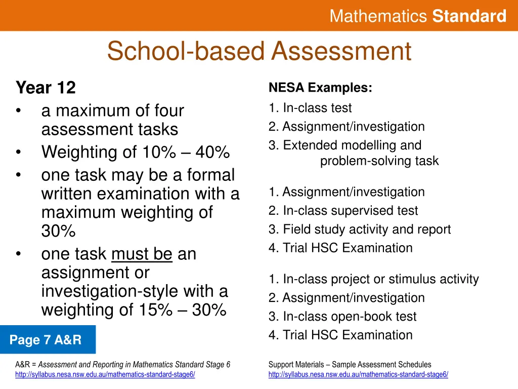 mathematics standard 20