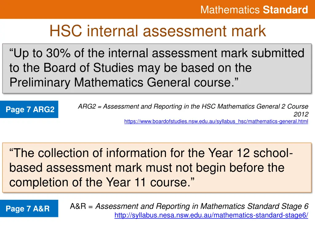 mathematics standard 21
