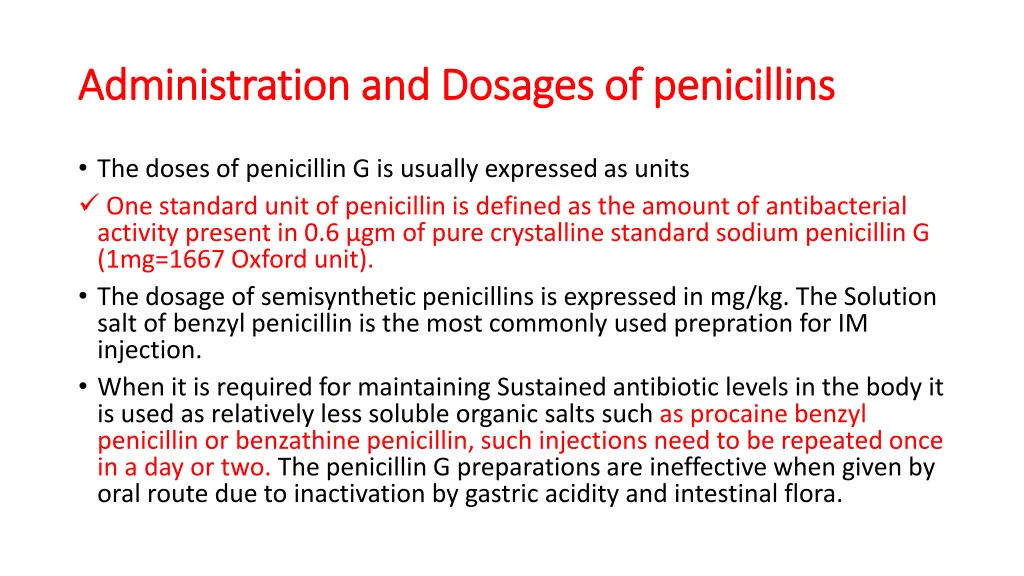 administration and dosages of administration