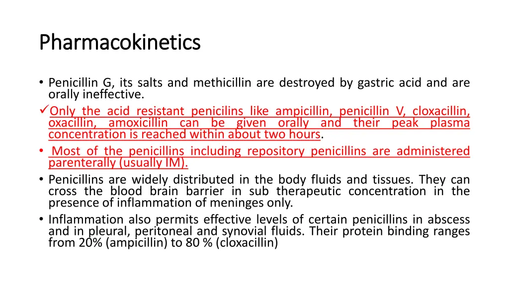 pharmacokinetics pharmacokinetics