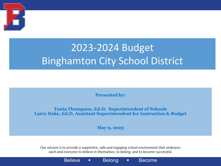 2023 2024 budget binghamton city school district