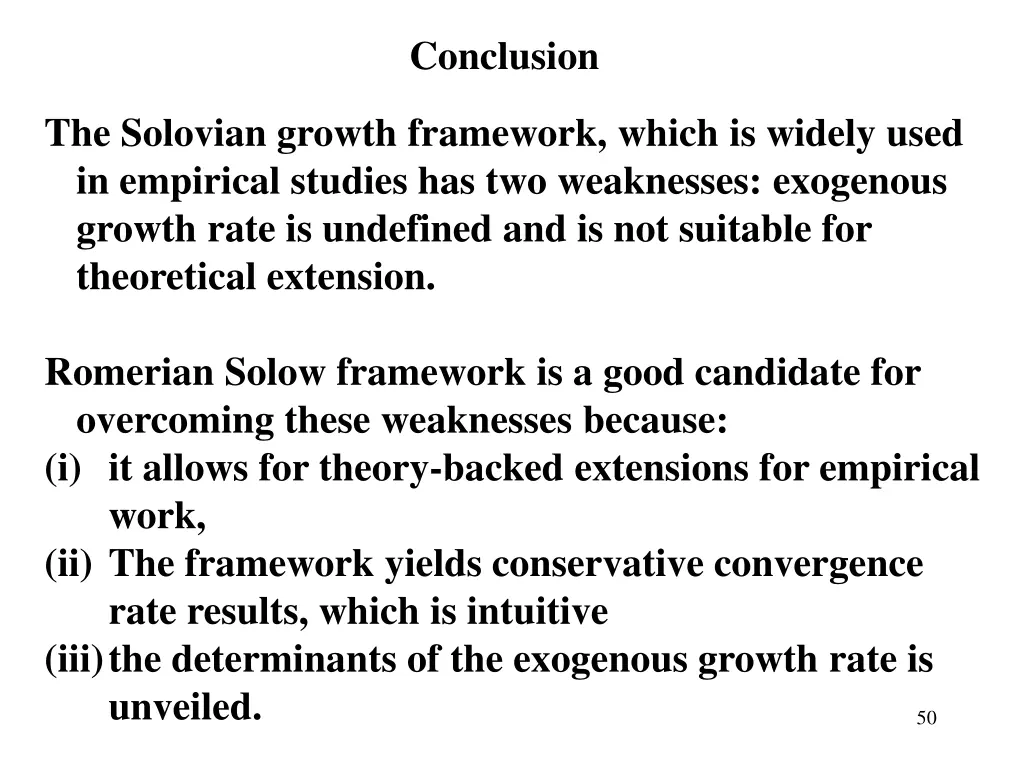 conclusion