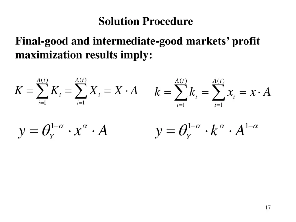 solution procedure 1