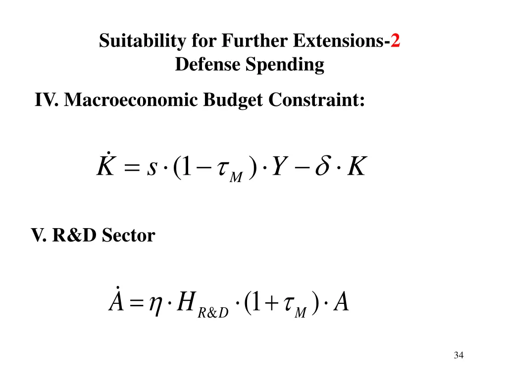 suitability for further extensions 2 defense 2