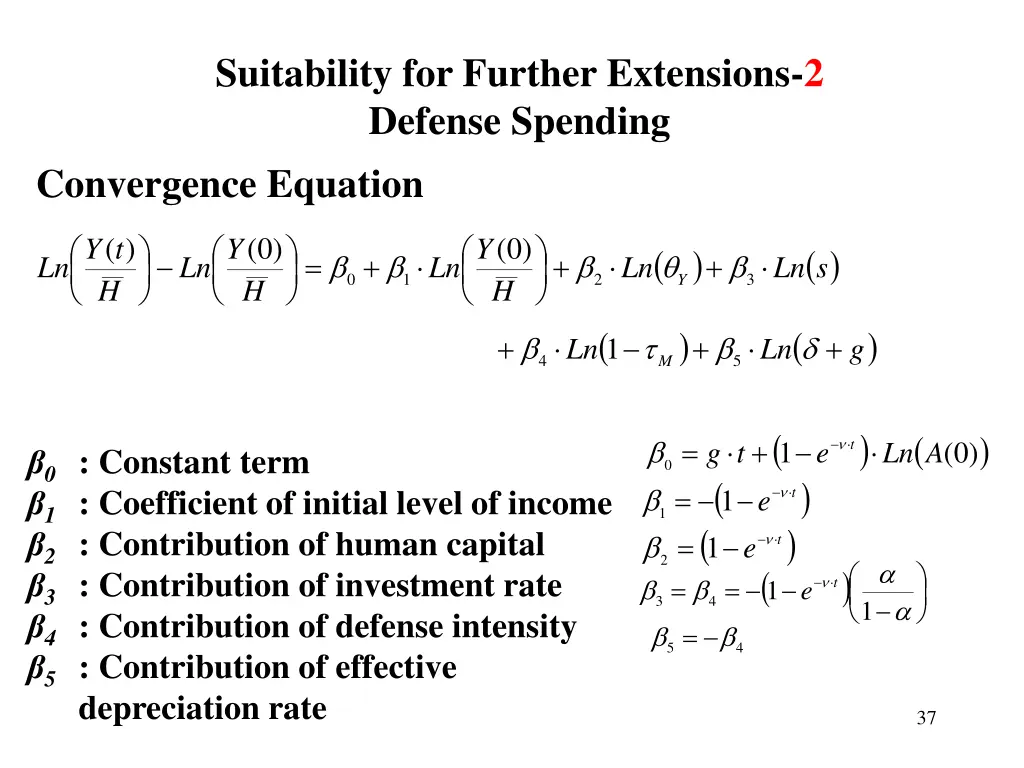 suitability for further extensions 2 defense 4