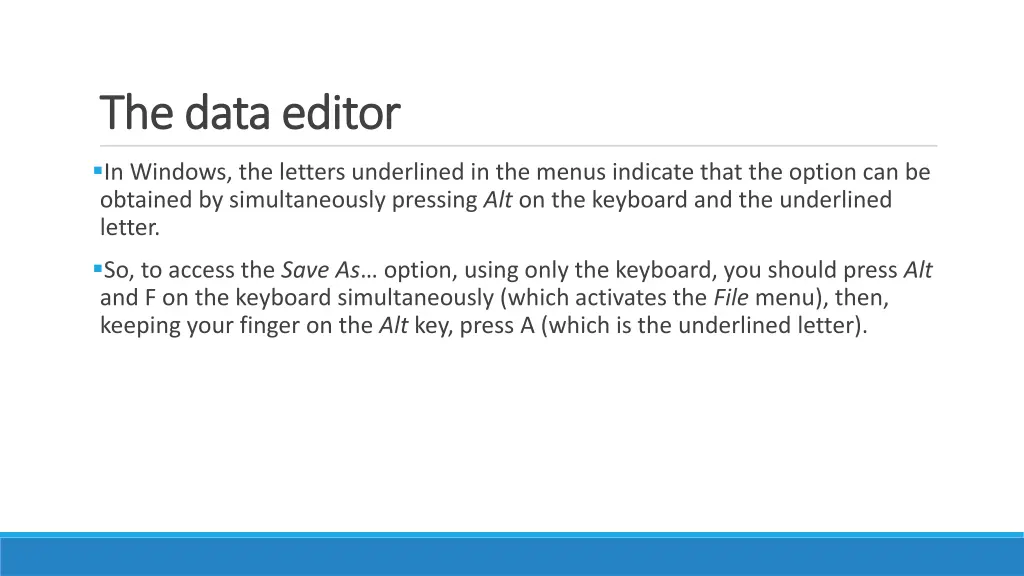 the thedata data editor 1
