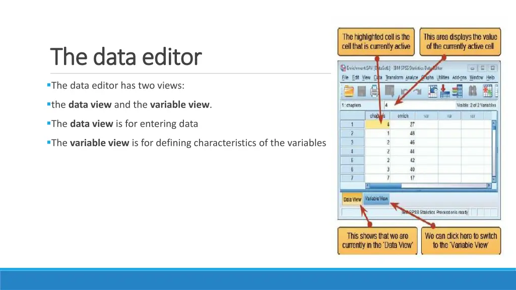 the thedata data editor