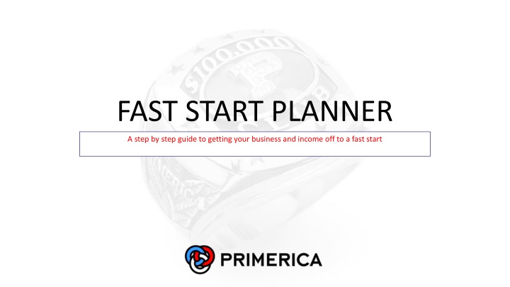 fast start planner