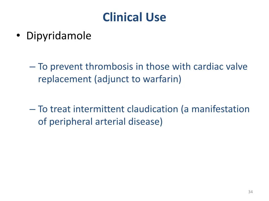 clinical use