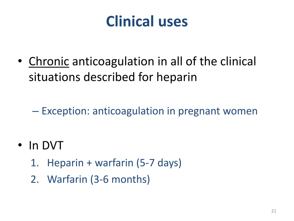 clinical uses 2
