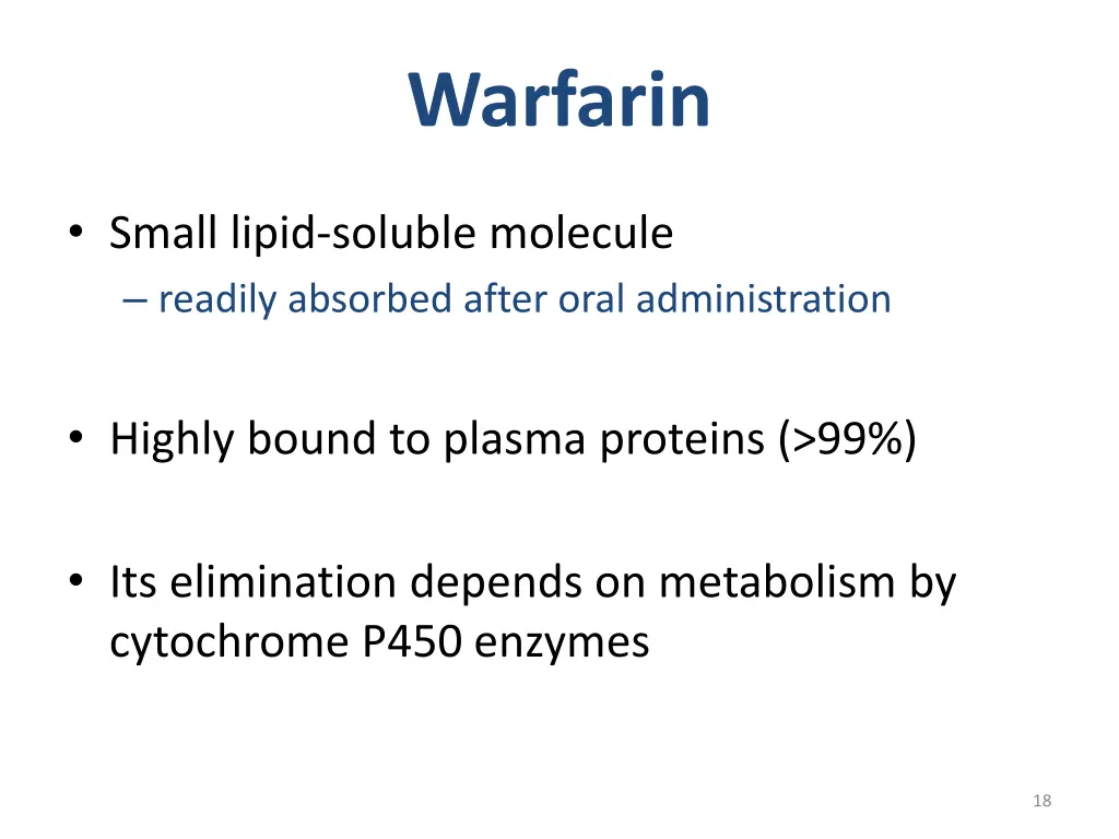 warfarin