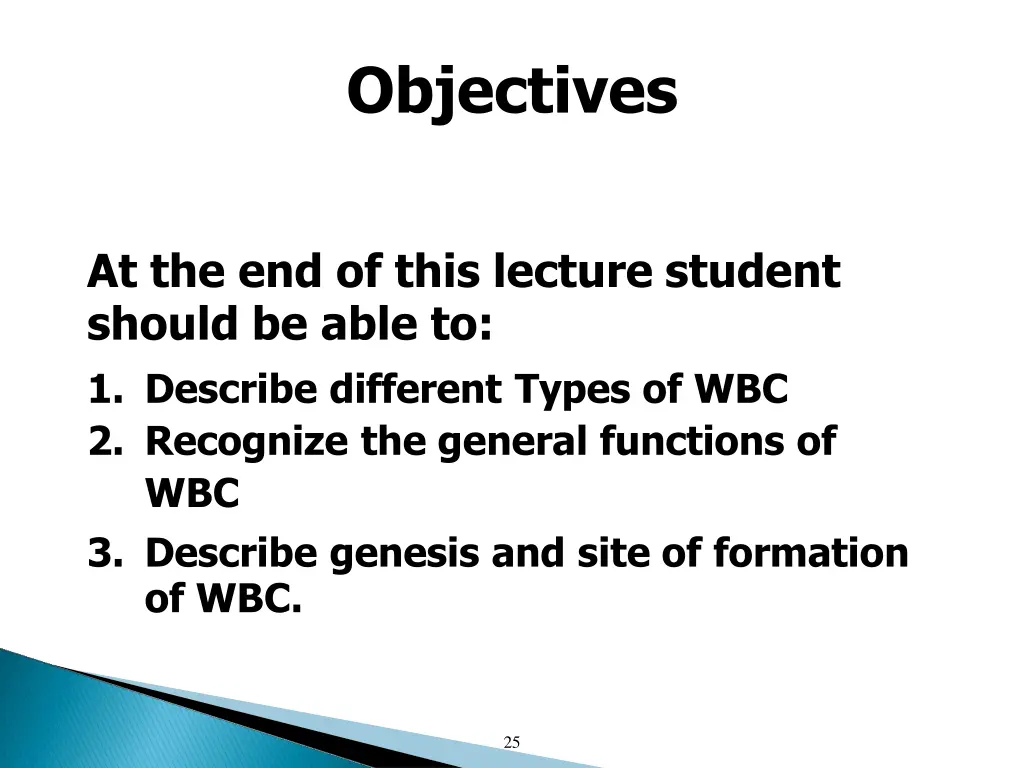 objectives