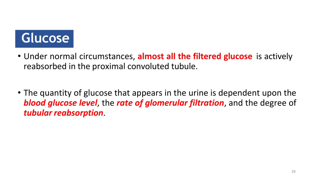 glucose