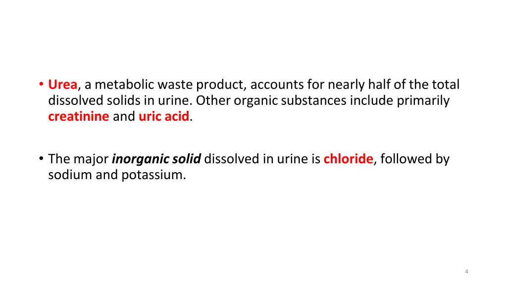 urea a metabolic waste product accounts