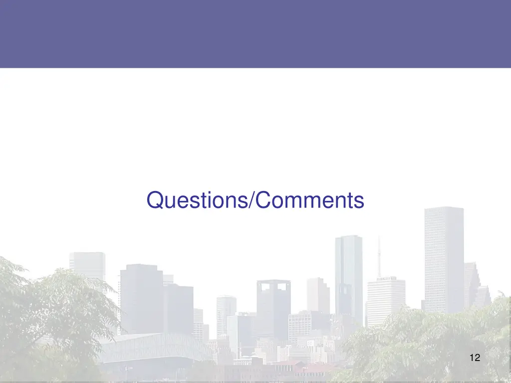 questions comments