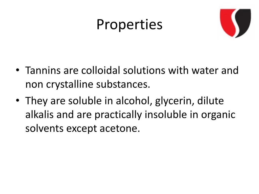 properties