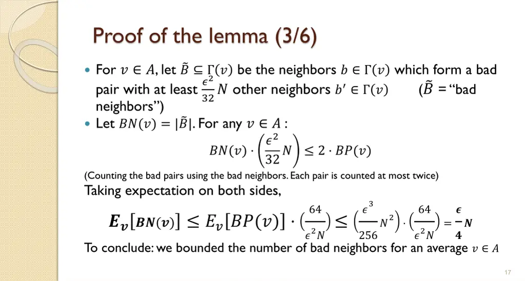 proof of the lemma 3 6