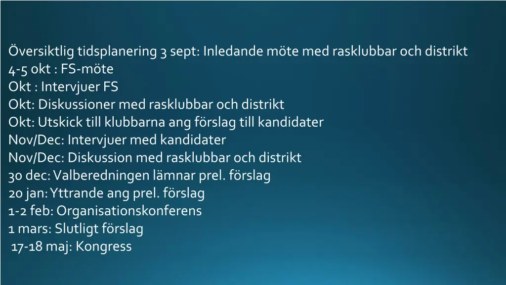 versiktlig tidsplanering 3 sept inledande