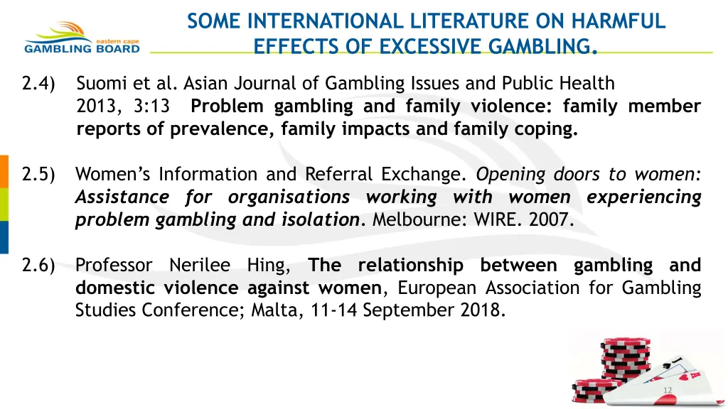 some international literature on harmful effects 2