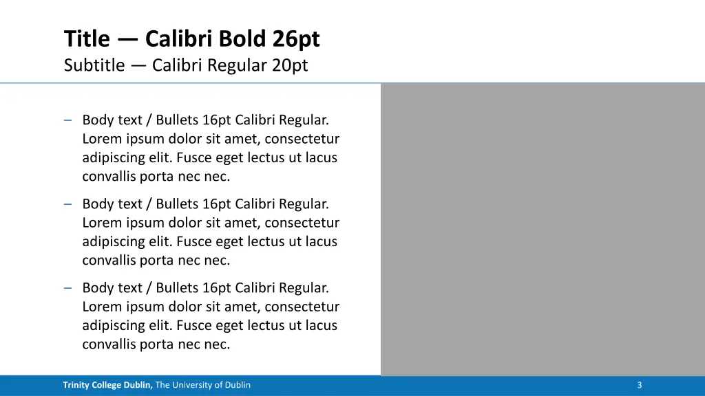 title calibri bold 26pt subtitle calibri regular 2