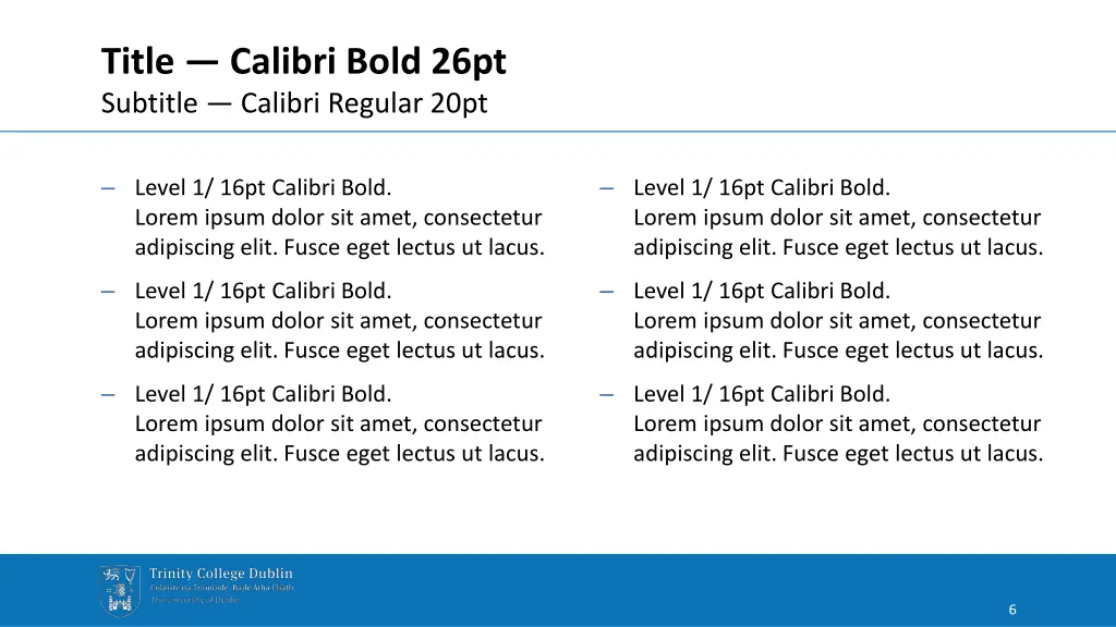 title calibri bold 26pt subtitle calibri regular 5