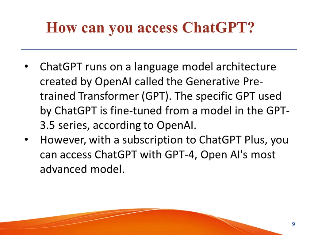 how can you access chatgpt