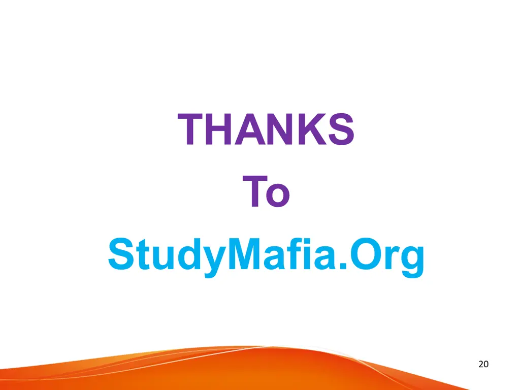 thanks to studymafia org