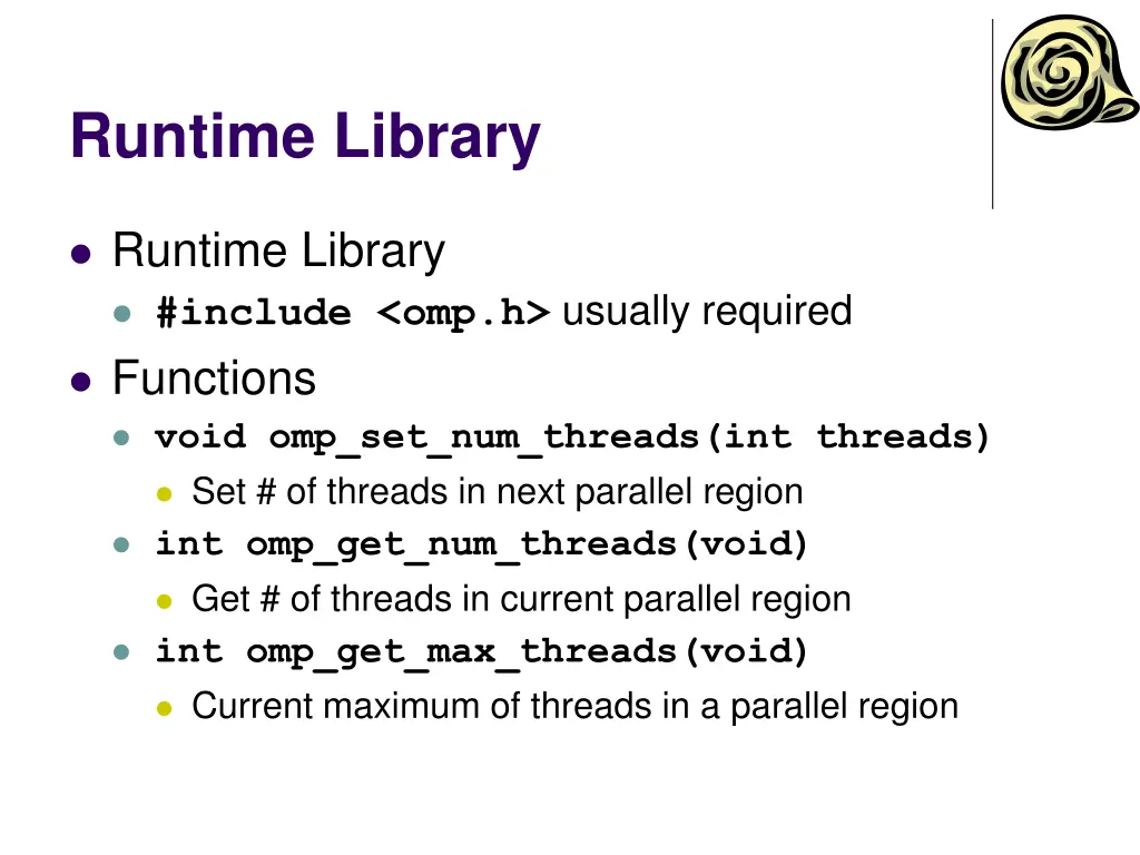 runtime library