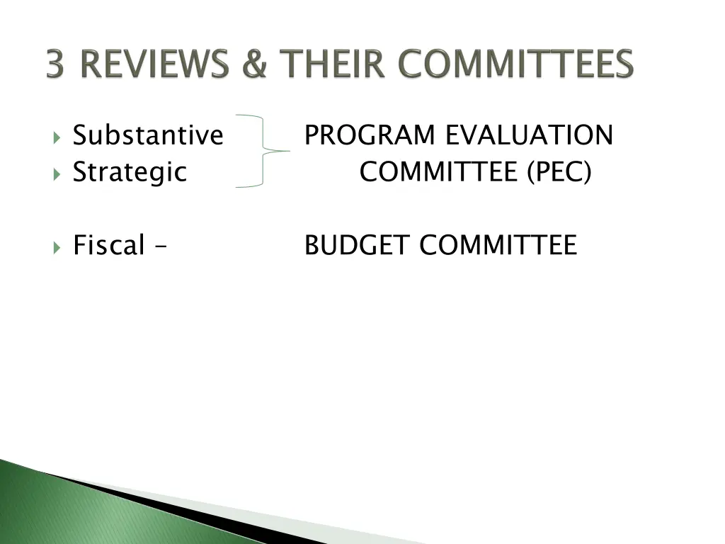 substantive strategic