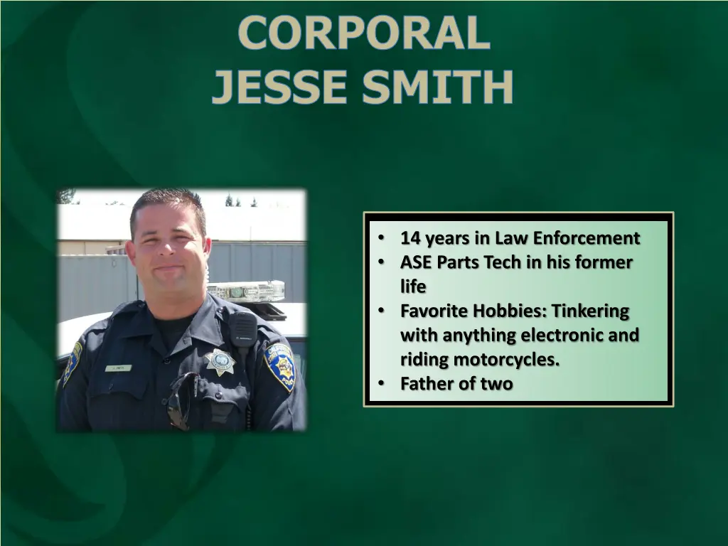 corporal jesse smith