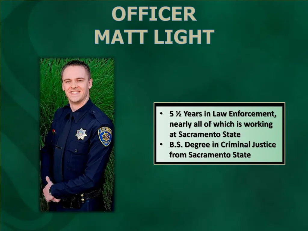 officer matt light