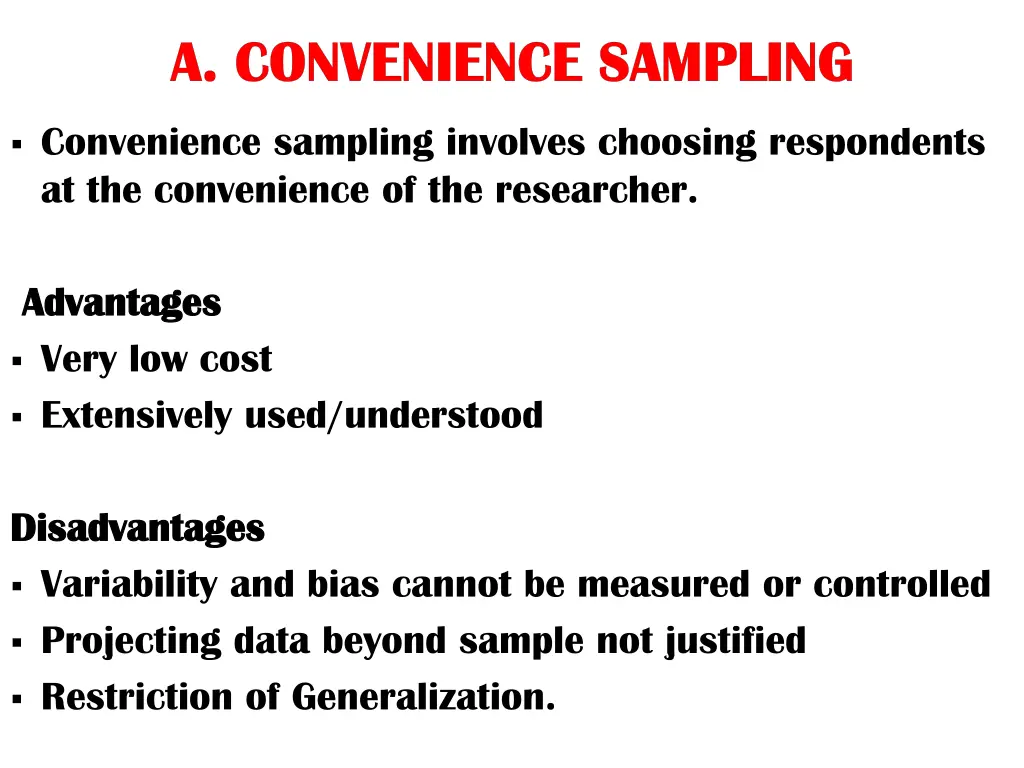 a convenience sampling a convenience sampling