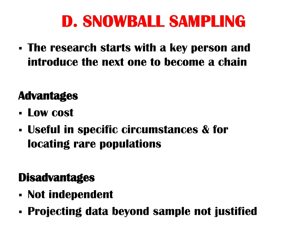 d snowball sampling d snowball sampling