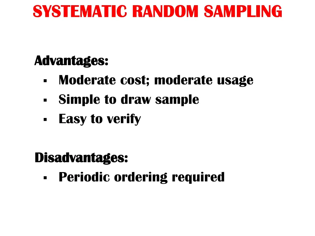 systematic random sampling systematic random 1