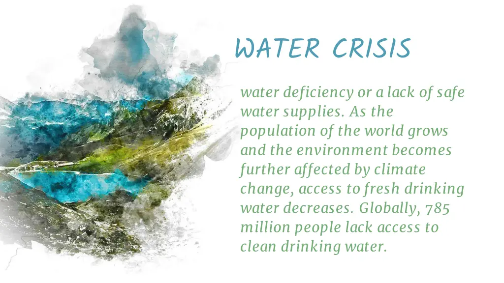 water crisis