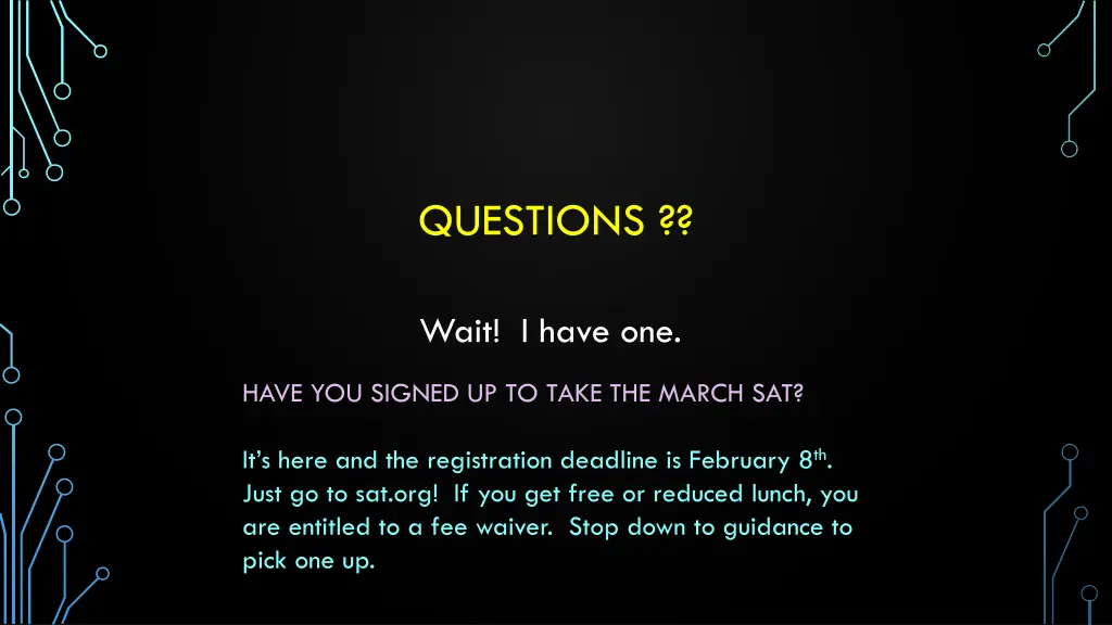 questions
